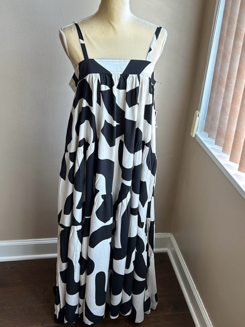Abel the Label Anthropologie Maxi Dress NWT Strappy Boho - Picture 2 of 3